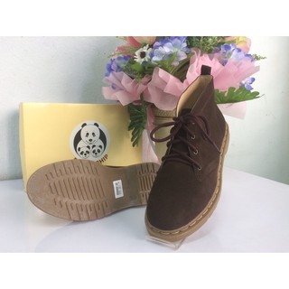 ***ซื้อ 1 คู่แถม 1 คู่****รองเท้าหนังแท้ Friendship shoes รุ่น 3825-4008 รองเท้าหนังกลับหุ้มข้อบุรุษ ผูกเชือก