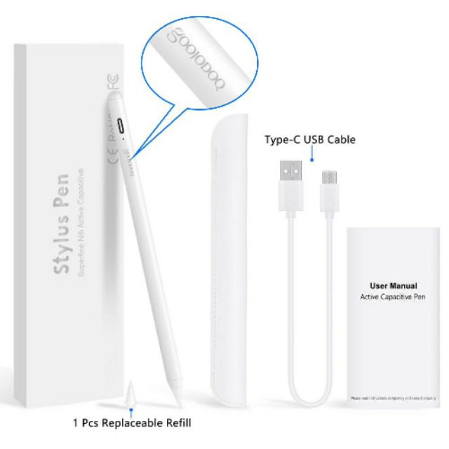 Goojodoq stylus pen gen10th ทรงกลม