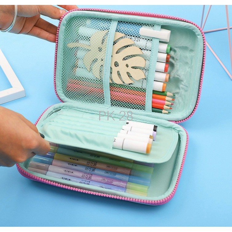 กระเป๋าดินสอน่ารัก กระเป๋าดินสอ พร้อมส่งกล่องดินสอ กระเป๋าดินสอลายนูน 3D ลายนางเงือก(งานเทียบsmiggle งานเทียบสมิกเกิ้ล )