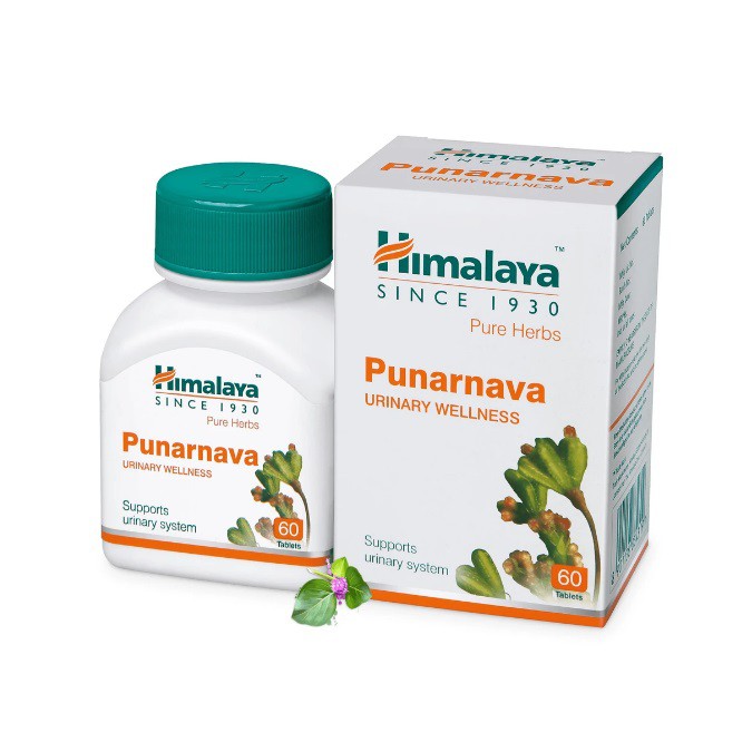 Himalaya Punarnava 60 เม็ด บำรุงระบบปัสสาวะ