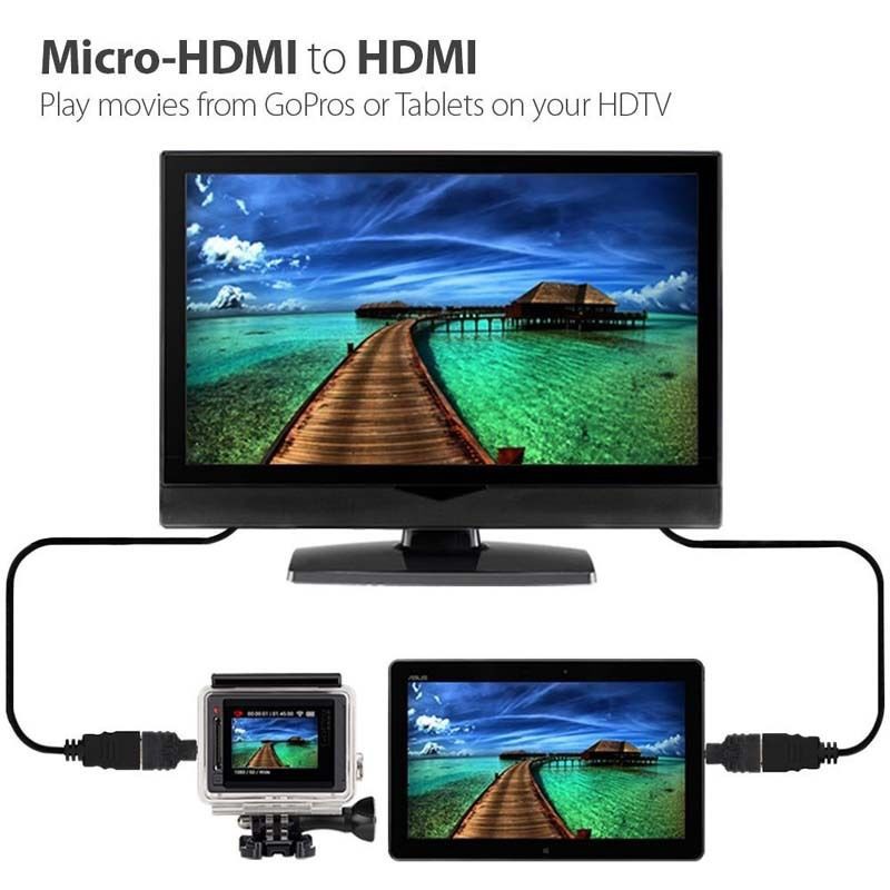 🚀ส่งเร็ว🚀 หัว HDMI Male to Female Extension Adapter Converter Mini Micro  HDMI Cable Connector หัวแปลง HDMI to HDMI #DM