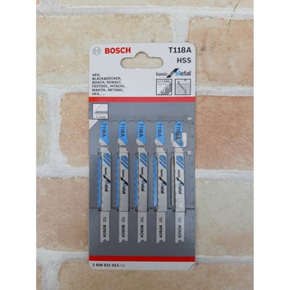 Bosch T118 A ใบเลื่อยจิ๊กซอว์ ตัดเหล็ก