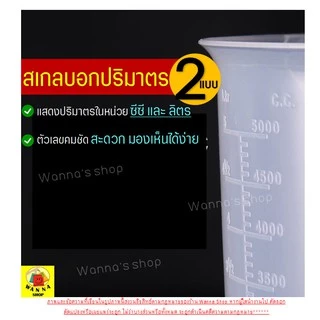🔥ส่งฟรี🔥 อุปกรณ์ตวงบีกเกอร์พร้อมหูจับ WANNA (มีให้เลือกซื้อ7 ขนาด!) บีกเกอร์พาสติก ถ้วยตวงพลาสติก ถ้วยตวงแป้ง ชุดถ้