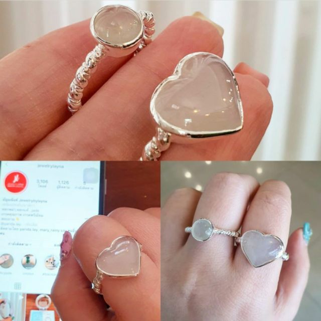 แหวนหยกขาวจากพม่าแท้