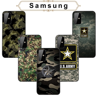 เคสโทรศัพท์มือถือลายทหารสําหรับ Samsung Galaxy S10 S9 S8 Plus S7 S6 Edge Cover