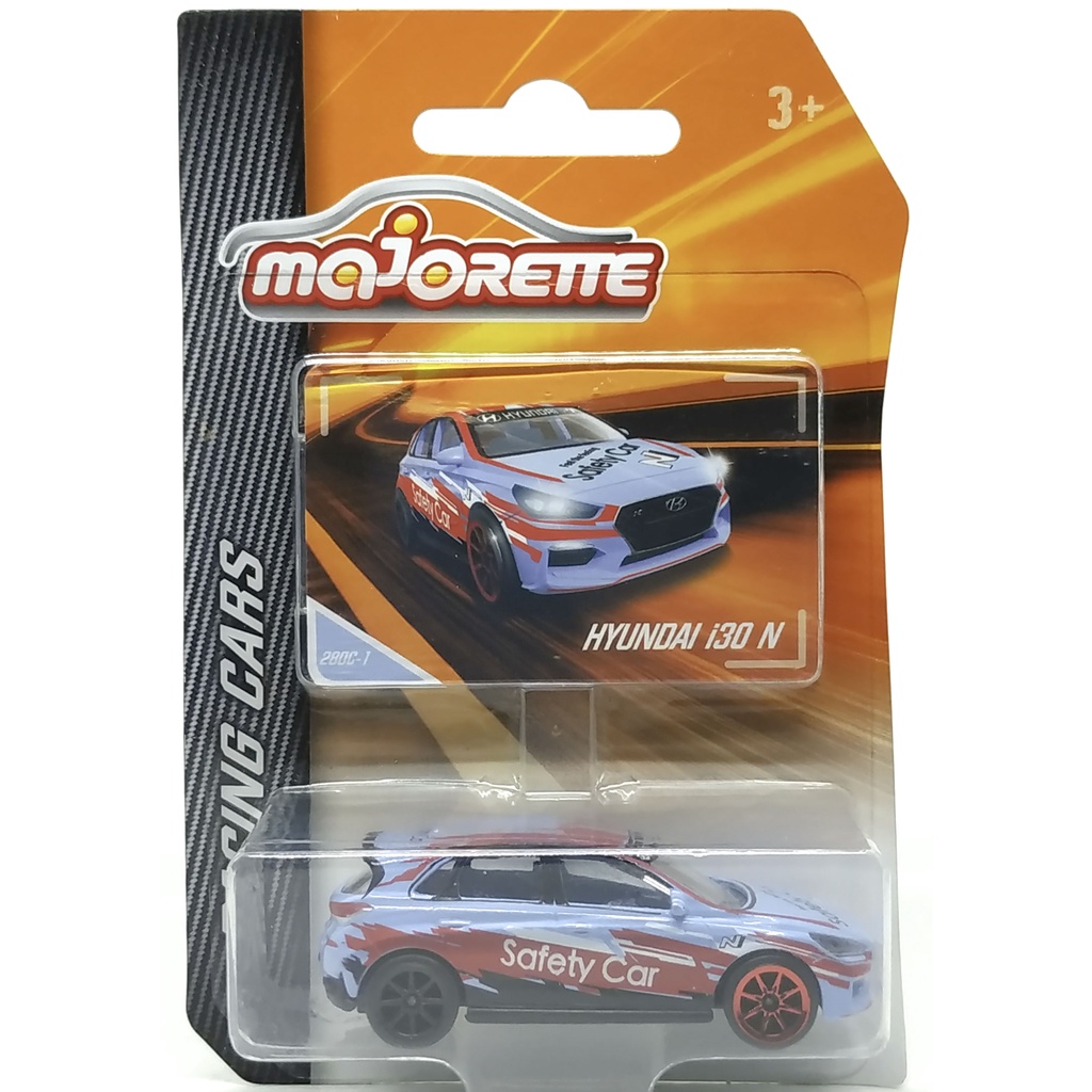 Majorette Hyundai i30 N - Safety Car - Light Purple Color /Wheels 8SBR /scale 1/64 (3 inches) Packag