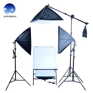 Studio photographic Light set professional photographic equipment soft box still life camera whole set ทั้งชุด
