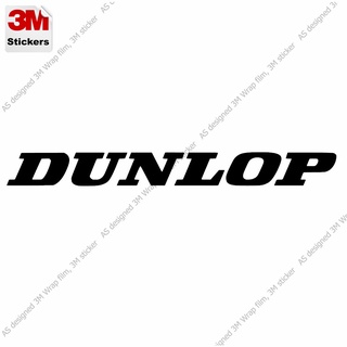 DUNLOP สติ๊กเกอร์ 3M ลอกออกไม่มีคราบกาว DUNLOP Removable 3M sticker, สติ๊กเกอร์ติด รถยนต์ มอเตอร์ไซ