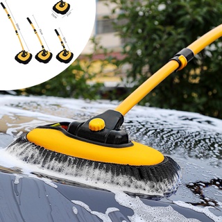 แปรงทําความสะอาดรถยนต์ Chenille Crooked Brush / Auto Telescoping Wheel Window Cars Body Brush