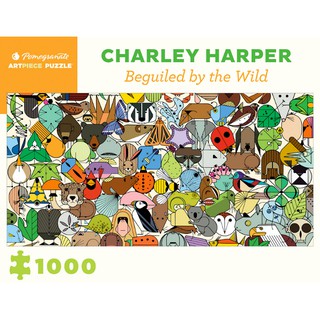 [จัดส่งฟรี] จิ๊กซอว์ Pomegranate ภาพ Beguiled by Wild จิตรกร Charley Harper จำนวน 1,000 ชิ้น