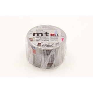 mt masking tape English newspaper (MTEX1P75) / เทปตกแต่งวาชิ ลาย English newspaper แบรนด์ mt masking tape ประเทศญี่ปุ่น