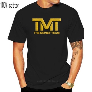 [S-5XL] เสื้อยืด พิมพ์ลายกราฟฟิค TMT The Money Team สีทอง แบบสร้างสรรค์ สําหรับผู้ชาย 209533