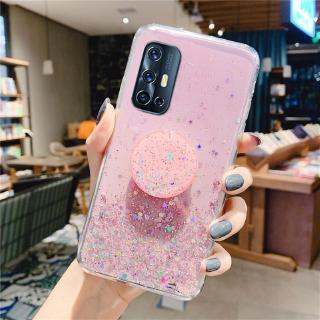 เคสโทรศัพท์ Vivo V19 V 19 Phone Case Glitter Star Space TPU Soft Case With Stand Holder Casing เคส วีโว่ วี19