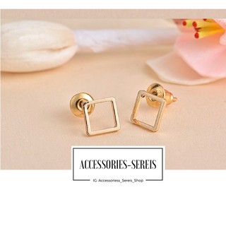 พร้อมส่ง!! ต่างหูสี่เหลี่ยม