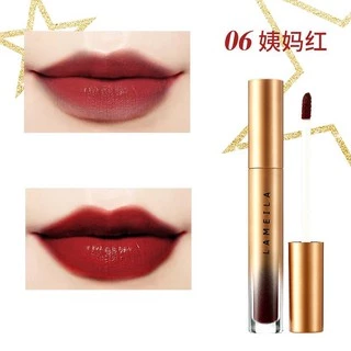 M119 lameila ลิปสติก เนื้อลิขวิด แบบแมตต์ กันน้ำ ติดทนนาน 6 สี