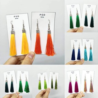 ต่างหูโบฮีเมียน (สีใหม่มาเพิ่ม) คู่ล่ะ 8฿( 10 คู่ขึ้นไป)*พร้อมส่งในไทย*