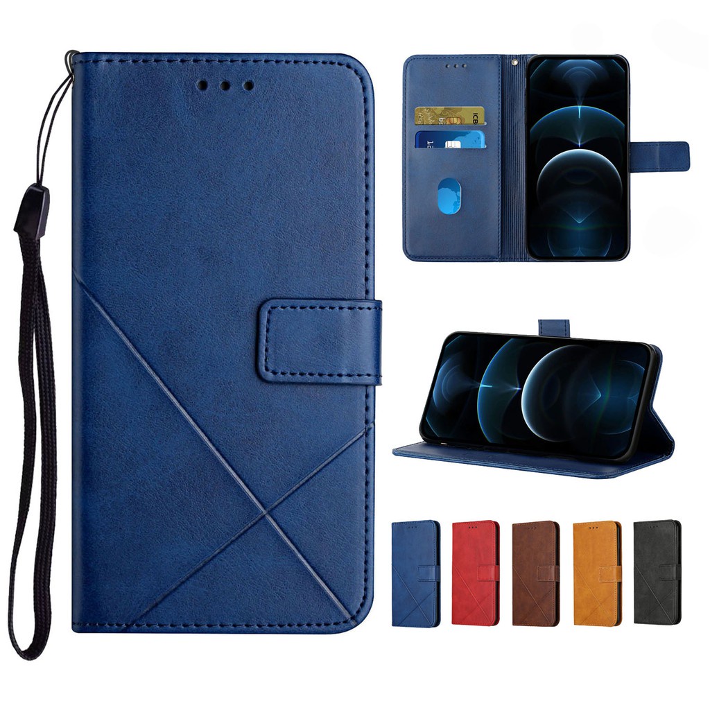 เคสโทรศัพท์มือถือหนังฝาพับพร้อมช่องใส่บัตรสําหรับ Vivo Y50 Y30 Y20 Y20I Y20S Y11S Y12S Y17 Y15 Y12 Y11 Y95 Y91 Y91I