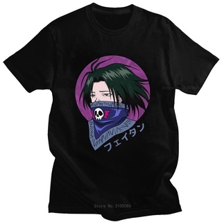 มาชู  ✓►♀☫✁❁เสื้อยืดผ้าฝ้ายนิ่ม พิมพ์ลายมังงะ HXH FEITAN สไตล์วินเทจ โอเวอร์ไซซ์ สําหรับผู้ชาย และผู้หญิง