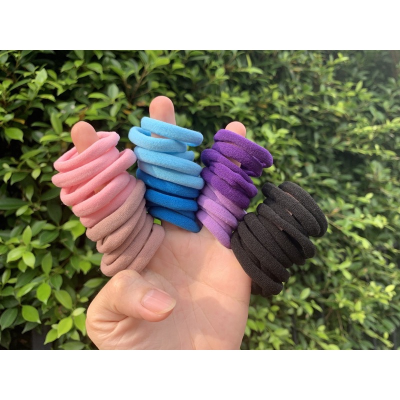 ยางรัดผม เซต 1 กระปุก 50 เส้น [XPJ-03] - รูปที่ 3