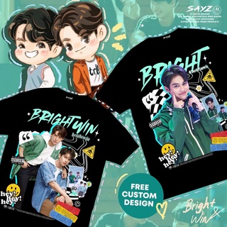 [S-5XL](custom) เสื้อยืด พิมพ์ลายนักแสดง Vachirawit Win Metawin 2gether the series kpop kdrama by sayz