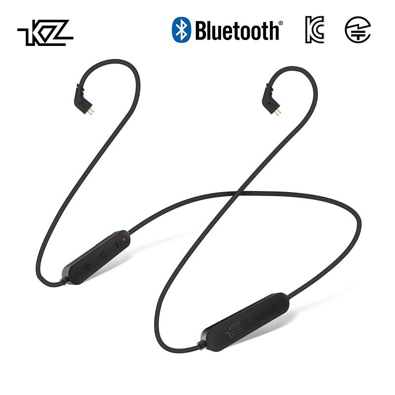 สายบลูทูธ KZ Premium (มีไมค์, IPX5,8Hrs) Bluetooth APTX Type B (สำหรับ ZST, BA10, AS10,ES3,ES4,ZSR,ZS10,ED12) Type C（สำห