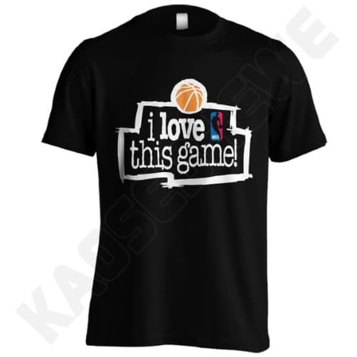 เสื้อยืด I LOVE THIS GAME - 01 - สีดํา SIZES S-XXL