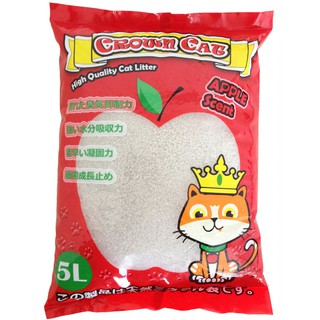 Crown Cat ทรายแมวเบนโทไนท์ ขนาด 5 ลิตร