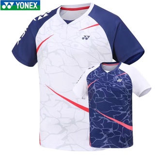 Yonex เสื้อยืดกีฬาแบดมินตัน แขนสั้น แบบแห้งเร็ว เหมาะกับฤดูร้อน สําหรับผู้ชาย และผู้หญิง 2022