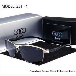 แว่นตากันแดด polarized แว่นตาขับรถสําหรับผู้ชาย AUDI POLARIZED MEN SUNGLASSES