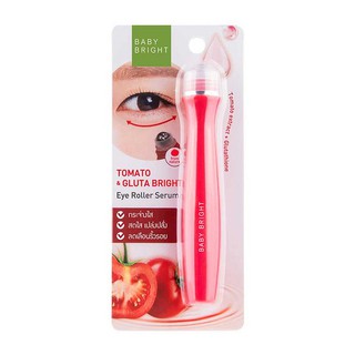 Baby Bright Tomato &amp; Gluta Bright Eye Roller Serum 15 ml เบบี้ไบร์ท โทเมโท ลูกกลิ้งใต้ตา บำรุงผิวรอบดวงตา 4595