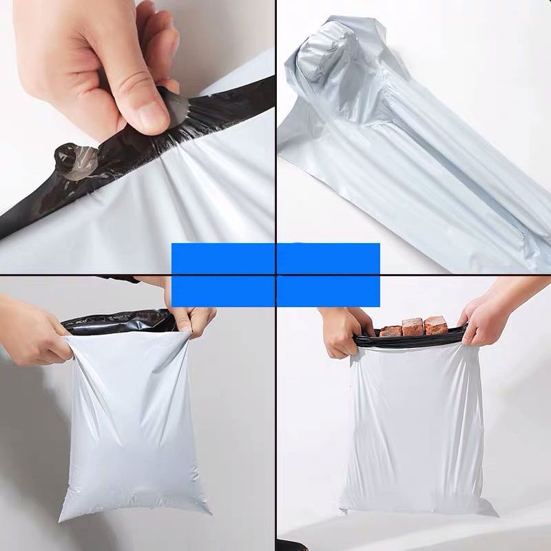 (ถูกที่สุด)(แพ็ค 100ใบ) ซองไปรษณีย์ แถบกาว สีเทา รวมไซส์ ส่งไว ถุงไปรษณีย์พลาสติก ถุงพัสดุ - รูปที่ 6