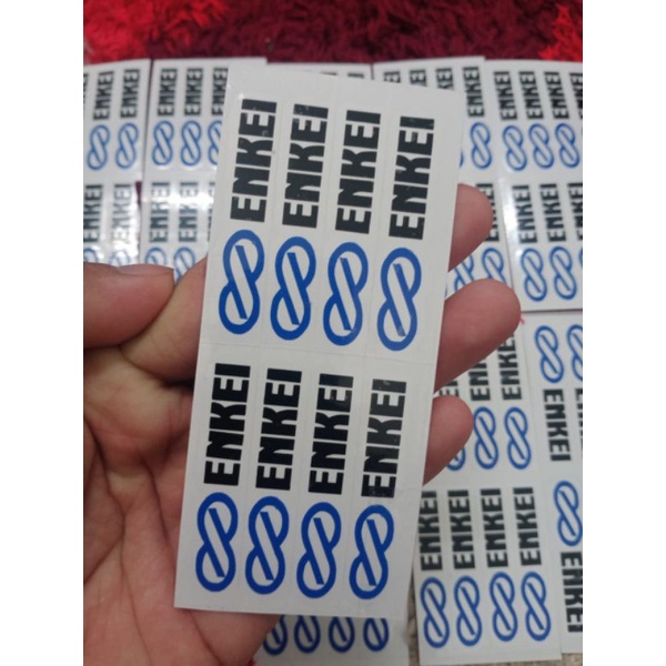 สติ๊กเกอร์ ENKEI RPF HARGA ต่อชุด