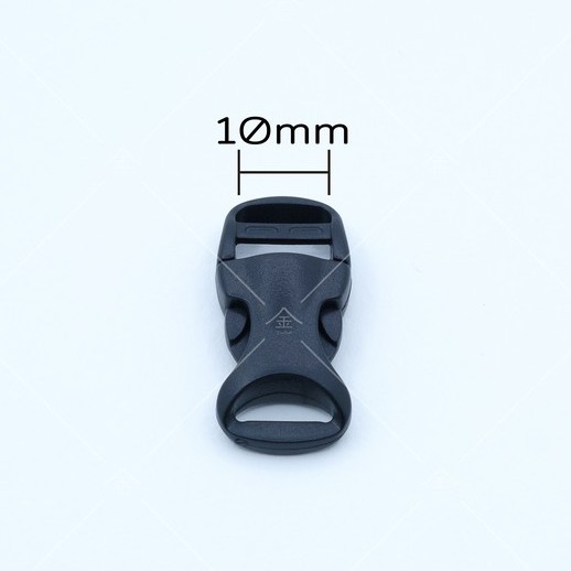 ปลีก/ส่ง (10ชิ้น) ก้ามปูพลาสติกมนสูง 1ซม. 10ชิ้น งานพลาสติกอย่างดี ทนทาน (PK0034-สามหุน)