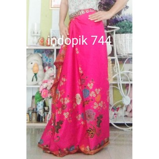 indopik 744สีชมพูลายดอกไม้