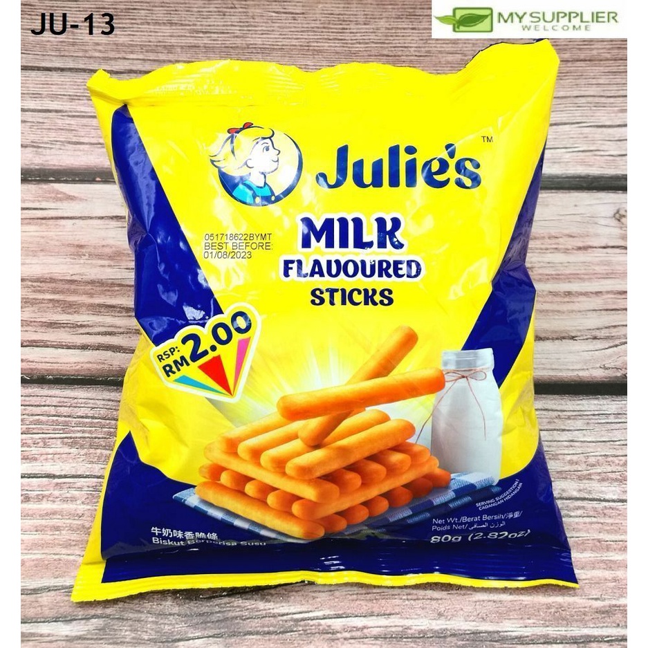 80g Julie's Milk Flavoured Sticks