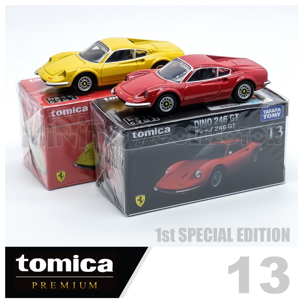 รถเหล็กTomica ของแท้ Tomica Premium No.13 Dino 246 GT