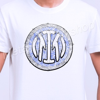 เสื้อยืด ตราสโมสร Inter Milan อินเตอร์มิลาน ลายเส้นปากกาสีเมจิก ภาพวาดสเก็ตช์