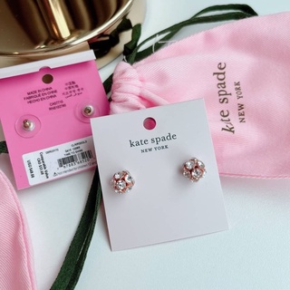 ✨ของแท้100%✨ Kate spade ต่างหูตะกร้อเพชร O0RU3172 Q415 C2065