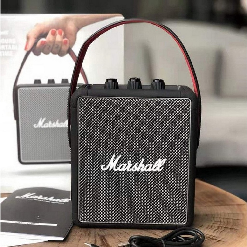 SDD ลำโพงบลูทูธ Marshall Stockwell ii/2  ลําโพงมาแชล Bluetooth Speaker Portable  ลำโพงพกพา  IPX7 กันน้ำ แลําโพงบ แท้100%