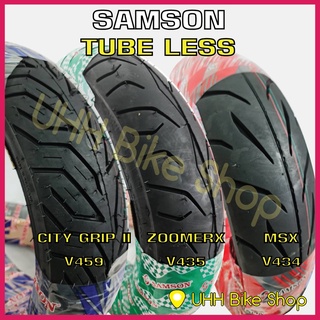 ยางนอกมอเตอร์ไซค์ ขอบ 12 ยางเรเดียล SAMSON (TUBE LESS) ไม่ต้องใช้ยางใน