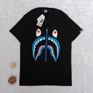 เสื้อยืด พิมพ์ลาย Bape By Bathing Ape Original Black Cotoon Combed 30s 100% M L XL Housep