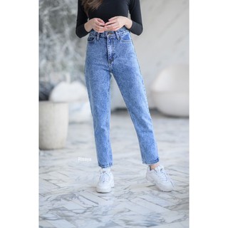 กางเกงยีนส์ผู้หญิง S25"-XXL33"big sizeมีไซส์ใหญ่ทรงบอยวินเทจ  boyfriend jeans #Risaya