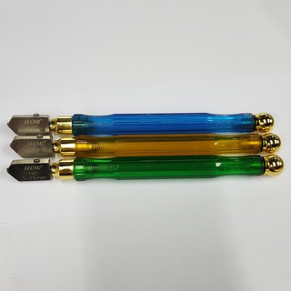 มีดตัดกระจกใช้น้ำมันหัว (Howglass Tech Company) (สีเขียว) 6-12 mm. Pen Glass CuttingOil