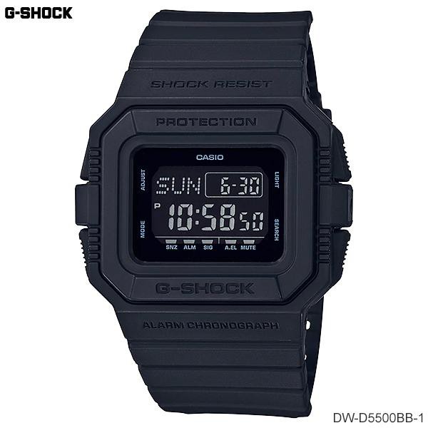 Casio G-Shock นาฬิกาข้อมือผู้ชาย สายเรซิ่น รุ่น DW-D5500BB DW-D5500BB-1DR