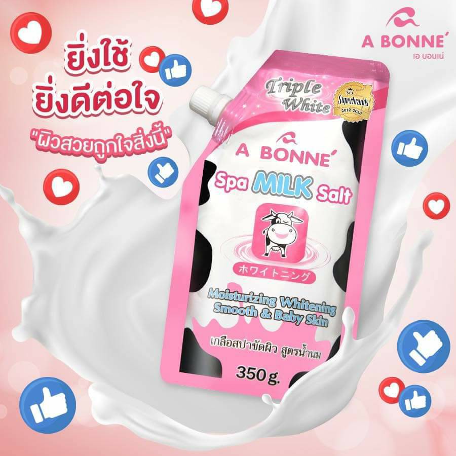 ส่งด่วน❤️ เกลือขัดผิว 350 กรัม เอ บอนเน่ เกลือสปาขัดผิว เกลือสปา อุปกรณ์ขัดผิว ผงขัดผิว เกลือ