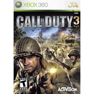 Call of Duty 3 xbox360 [Region Free] แผ่นเกมXbox360 แผ่นไรท์สำหรับเครื่องที่แปลงแล้ว LT/RGHทุกโซน