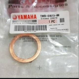 1WDE461300 ปะเก็นคอท่อไอเสีย XMAX YZF-R3 R3 MT-03 YAMAHA แท้ ปะเก็นคอท่อ X-MAX ปะเก็นท่อ  1WD-E4613-00