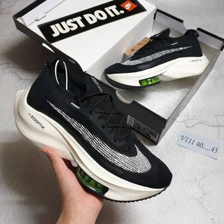 【🔥SALE】รองเท้าวิ่ง Air  Alphafly NEXT% OFF-WHITE x Air “ดำ”รองเท้าวิ่ง รองเท้าวิ่งมาราธอน (ไม่ต้องเผื่อไซต์)