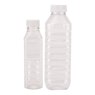 ขวดเหลี่ยม PET ขนาด 500 มล. แพ็ค 40 ขวด/Aero 500 ml PET bottles, pack of 40 bottles