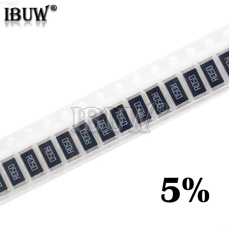 ชิป SMD 2512 5% 1W 0.1R 0.01R 0.05R 0.001R 0.33R 1R 0R 10R 100R 2W 0.001 0.01 0.1 0.33 0.05 1 0 10 1
